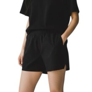 90 Degree By Reflex Black Active Athletic Shorts Size Medium M